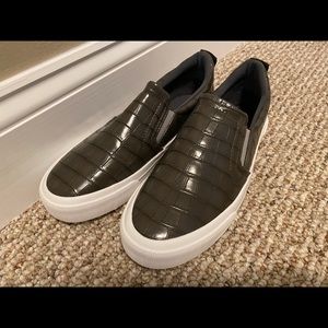 Never Worn Jenn Ardor Black Slip On Sneakers